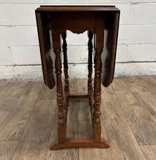 Vintage Jacobean Style Gate Leg Drop Leaf Table | eBay