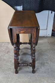 Antique William and Mary Style American Oak Dropleaf Gateleg ...