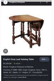 Antique 1900's English Gate-leg Table | eBay
