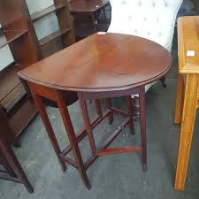 65 small gateleg table - 76cm wide open - 21cm wide closed x 51cm deep x 61cm high — RG Scott Furniture Mart