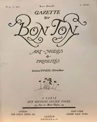 Gazette Du Bon Ton No.9 Art Original Print, 7.5 X 9.5 Inches ...