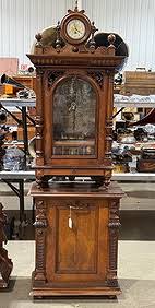 A Rare Polyphon "clock Top" Disc Music Box