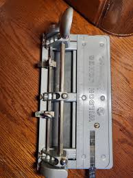 Vintage Wilson Jones 3-hole Paper Punch: Mid Century Office ...