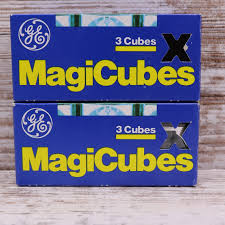 Vintage NOS GE Magicubes General Electric Magic 5 Cubes