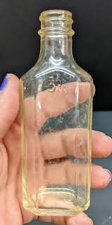 Buy Vintage Clear Medicine Bottle Embossed 3ii Apothecary ...