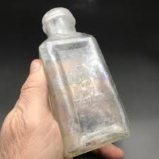 VINTAGE GEBHARDT EAGLE CHILI POWDER Large Embossed Clear ABM ...