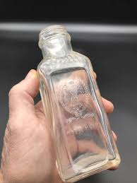 VINTAGE GEBHARDT EAGLE CHILI POWDER Ribbed Embossed Clear ...