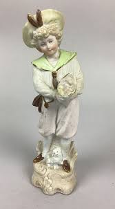 Young Boy With A Dog Offering Flowers Figurine - 9” | eBay