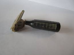 Vintage Gold Colored Gem Junior Razor With Black Bakelite ...