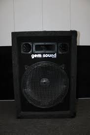Custom Gem Sound Full-Range PA/DJ Speaker – 1990s ...