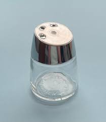 Vintage Glass Sugar Shaker: Stainless Steel Top, Diner Style ...
