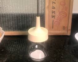 Milk Glass Vintage Nut Chopper Cornflower by Gemco 1970s - Etsy