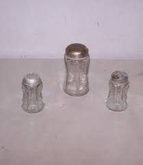 Bargain John's Antiques | Antique Glass Salt and Pepper plus ...
