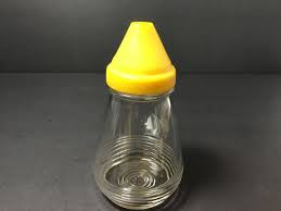 Glass Sugar Shaker With Yellow Top | eBay