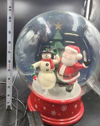 Vintage Large Gemmy Airblown SNOW Snowman/SANTA ...