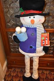 Christmas Telescopic Leg Snowman Doll Decoration 55 Inch ...