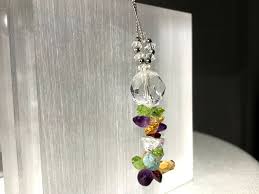 Clear Quartz Gemstone Pendant: Citrine, Amethyst, Garnet on ...