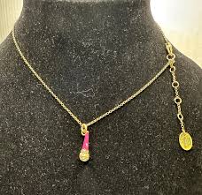 Juicy Couture Necklace With Pink Microphone Pendant + JC Slipper Pendant, Rare | eBay