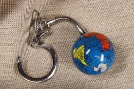 Miniature globe keychain. Miniature globe key ring. | eBay Australia