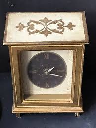 WOW! Vintage GOLD Wood Hollywood Regency Florentine Style JAPAN GE CLOCK Antique | eBay