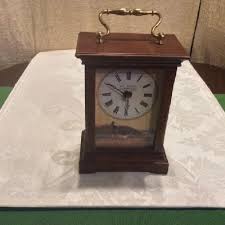 Carriage Clock w/ Hunt Scene & Simulated Burlwood Case – Ewd ...