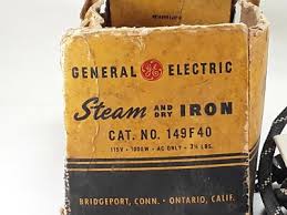 Vintage GE Spray Steam & Dry IRON #149F40 with Original Box General Electric | eBay
