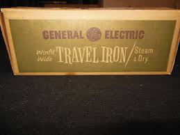 Vintage GE World Wide Travel Iron Portable Model 13F49. ORIGINAL box & contents | eBay