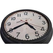 Vintage General Electric School Wall Clock | Chairish