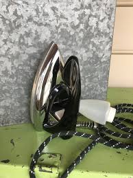 Vintage General Electric Portable Steam Iron 13F47 1950's Vintage Iron Travel Iron Cloth Cord - Etsy