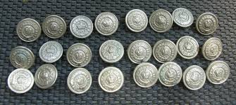 VINTAGE N.S.W TRAMWAYS Metal Buttons "24" A.J. Parkes Brisbane 21m/m $265.00 - PicClick AU