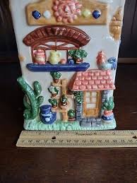 Mexico Or Latin America House Cookie Jar Or Canister