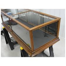 Antique Oak Counter Top Display Showcase Sun Mfg. Columbus Ohio. For Sale at Ruby Lane