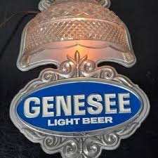 Genesee Light Beer Crystal Shade Wall Sconce Lamp - Etsy