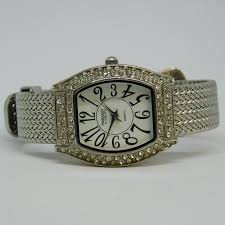 EMBASSY by GRUEN LNY58 Silver Tone Quartz Analog Women's ...