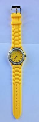 Vintage Glam Sport Watch Pugs Gear For Girls Geneva Platinum 6886 Yellow NOS | eBay