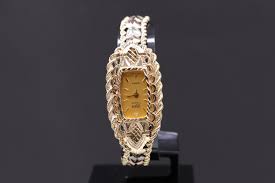 Vintage 14K Solid Gold Geneve Quartz Ladies Watch - Etsy