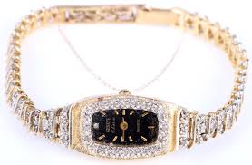 Sold at Auction: 10K GOLD DIA GENEVE CLASSIC WATCH W/ 14K ...