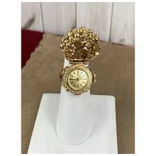 Vintage Bucherer 18 Karat Gold 20 Micron Gold Plated Swiss ...