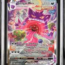 CGC | Games | Gengar Vmax Fusion Strike 27264 Holo Secret ...