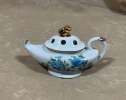 Vintage 1960s Ceramic Genie Lamp Incense Burner Potpourri ...