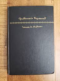 VTG HC Book Gentleman's Agreement Laura Z. Hobson, Simon & Schuster N.Y. 1947 | eBay