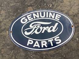 FORD GENUINE PARTS PORCELAIN-COATED 16.5INCH ...