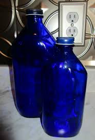 2 Vintage Phillips Milk of Magnesia Cobalt Blue Glass ...