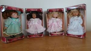 LOT 4) GENUINE PORCELAIN COLLECTIBLE DOLLS | LIMITED EDITION ...