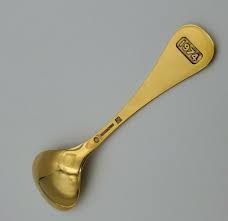 Georg Jensen 1974 Annual Vermeil Sterling Spoon w/ Enamel ...