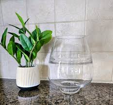 Unique Glass Vase Home Decor Housewarming Gift Vintage ...