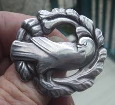 Vintage EARLY Georg Jensen Danish Silver Dove Brooch no. 165 Denmark 1933/40 | eBay