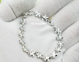 925 Sterling Silver Plumerias Bracelets for Girls, Women ...