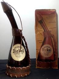 George Dickel Tennessee Souvenir Whiskey Bottle With Leather ...