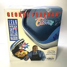 GEORGE FOREMAN IN GRILLING COLORS #GR10ABWI - LEAN MEAN FAT ...